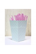 Chevron Pattern Popcorn Box